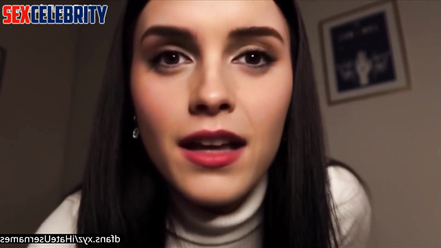 You didn't let her suck and she took a dildo in her mouth, ai Emma Watson