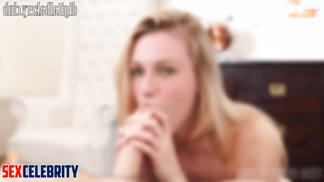 Horny Kirsten Dunst tickled his penis with her tongue, pov sex scene