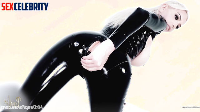 Busty slut playing her favorite game - Kim Kardashian solo deepfake video