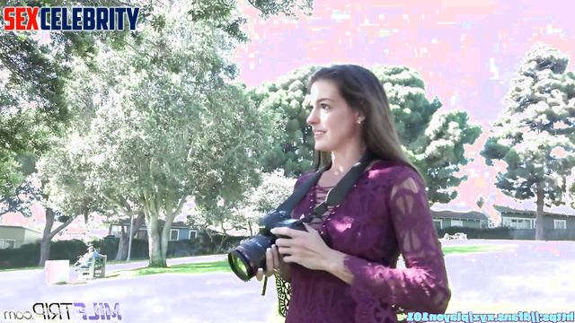 Brunette stroking her pussy at a photo shoot, Anne Hathaway pov ai scenes