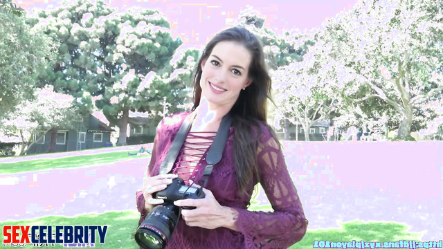 Brunette stroking her pussy at a photo shoot, Anne Hathaway pov ai scenes