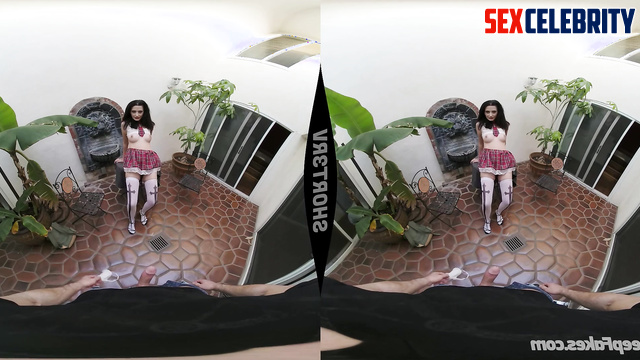 She dressed up for you like a slutty schoolgirl (Eva Green celebrity sex)