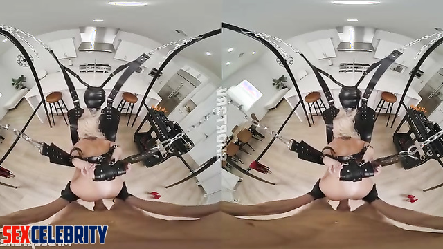 He fucked her for about 5 hours on the sex swing, fake Anya Taylor-Joy