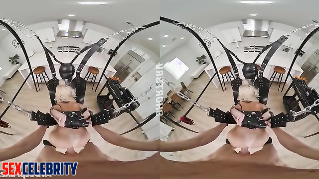 He fucked her for about 5 hours on the sex swing, fake Anya Taylor-Joy