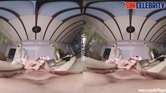 Sexy rabbit in pink underwear fucking so hot, Amanda Seyfried pov fakeapp