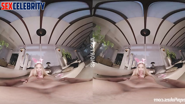 Sexy rabbit in pink underwear fucking so hot, Amanda Seyfried pov fakeapp