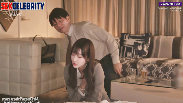Colleagues having fun while others don't know about it, Giselle 지젤 에스파 ai