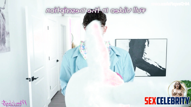 Hot MILF Salma Hayek fakeapp spends Easter hot with step son