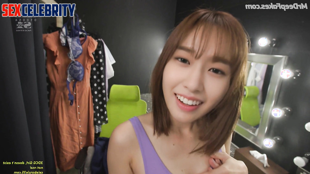 POV Yujin IZ*ONE deepfake in sexy swimsuit seduces you in her dressing room 안유진 아이브 아이즈원