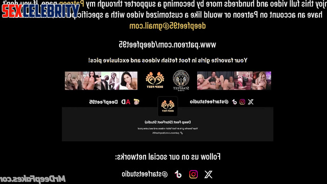 Becky G deepfake tied hands cuffed legs and tickled all over body