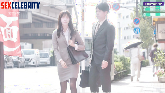 Business negotiations did not go according to plan, fake Sakura 사쿠라 아이즈원