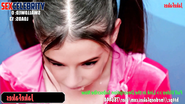 Anya Taylor-Joy face swap in hot gangbang collects all the cum for herself