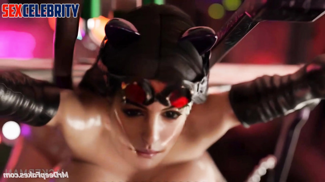 Harley Quinn fucking Anne Hathaway right in the mouth, porn cartoon tape