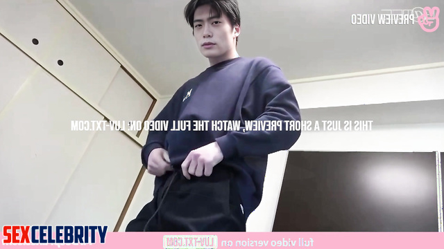 Brunet undressing on camera right now, Jaehyun (재현 엔시티) ai scene