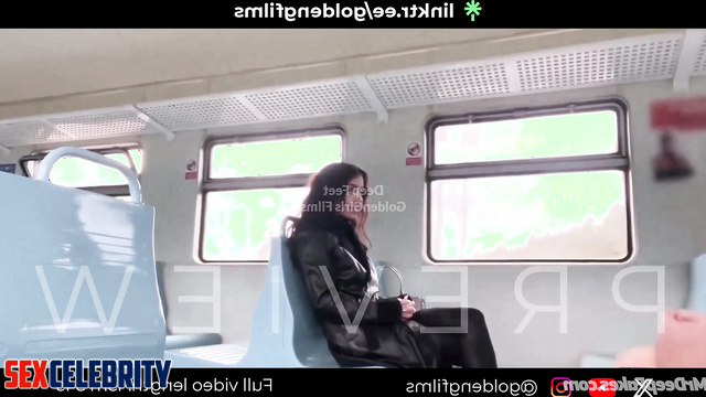 Stranger cumed on her face right in the train, Pokimane sex scene