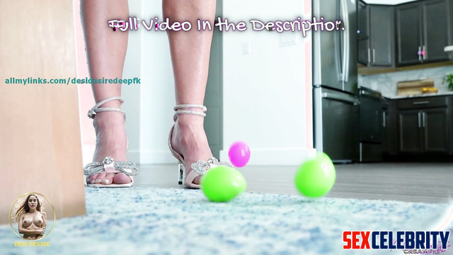 Hot AI Blonde MILF  Salma Hayek Seduces the Easter Bunny