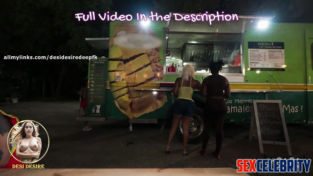 Face swap Michelle Rodriguez - Taco Food Truck
