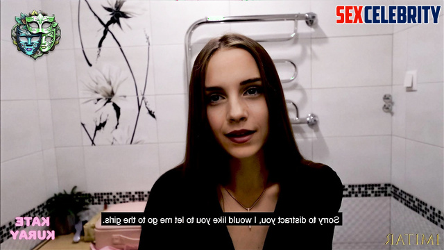 Topless lady wants to please you no matter what, Emma Watson face swap