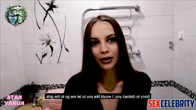 Best place for blowjob is toilet (Margot Robbie pov ai scenes)