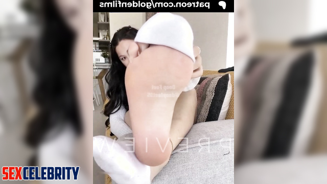 Fake Olivia Rodrigo - She Takes off her Socks and Reveals her Perfect Feet