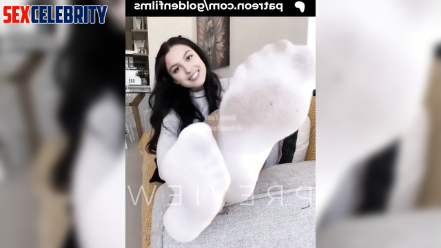 Fake Olivia Rodrigo - She Takes off her Socks and Reveals her Perfect Feet