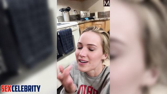 Cool sex scenes with Jennifer Lawrence - her stud cuming in her mouth now
