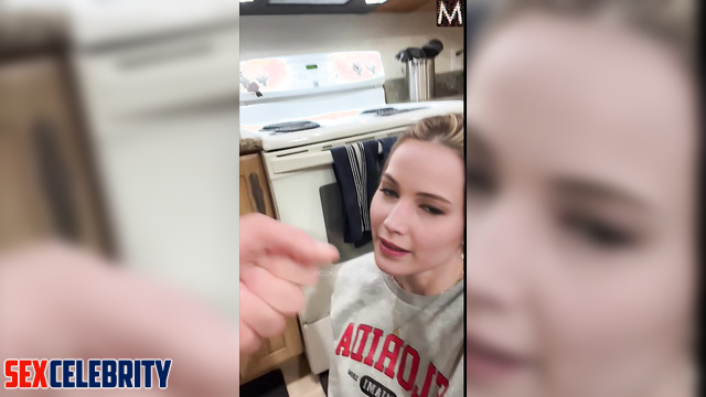 Cool sex scenes with Jennifer Lawrence - her stud cuming in her mouth now