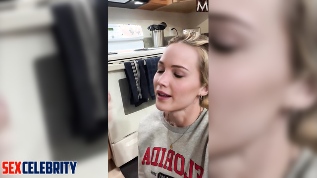 Cool sex scenes with Jennifer Lawrence - her stud cuming in her mouth now