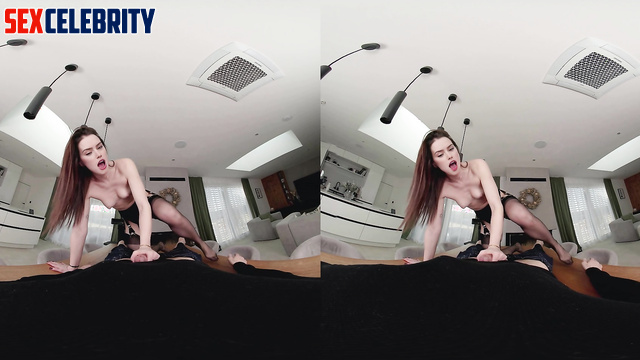 Daisy Ridley in fake celebrity porn - look how she jumping on a cock
