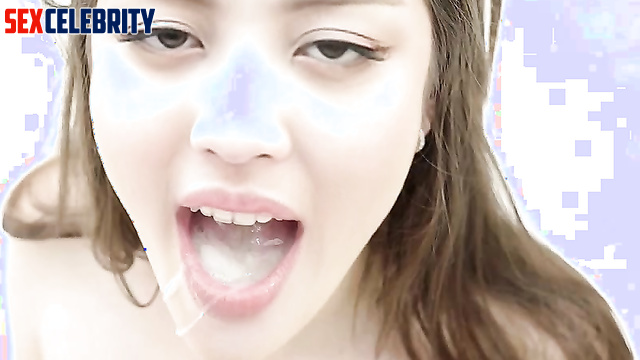 (박지효 트와이스) Jihyo deep learning program - her mouth was defiled