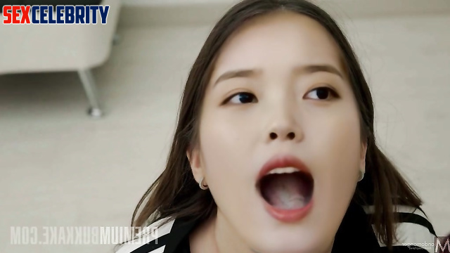 She was warned that her mouth would be cumed, IU (이지은 가짜 포르노) face swap