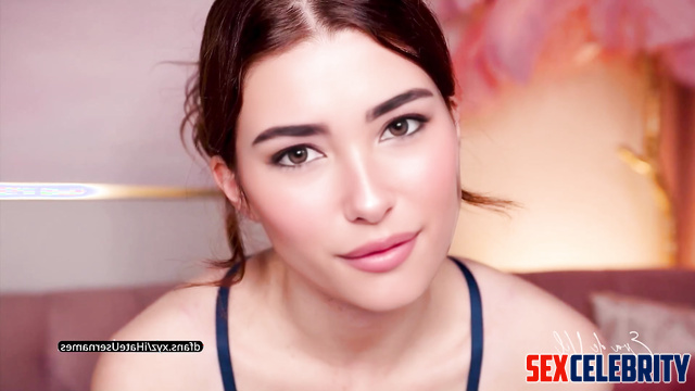 Jerk off instructions for you from Madison Bailey porn in blue bra