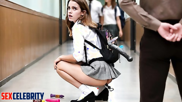 Naked Emma Watson Flashes Her Juicy Pussy