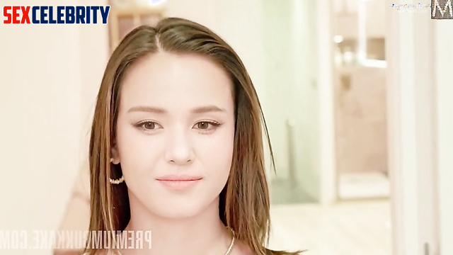 She was able to swallow so much sperm, Somi (전소미 아이오아이) bukkake porn