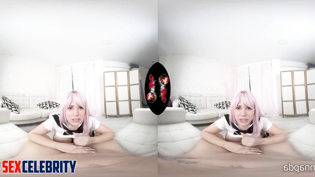 Alanah Pearce deepfake erotic POV VR enjoys blowjob, titfuck and moans from dick in pussy