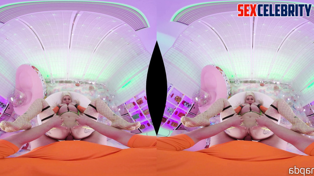 Alanah Pearce fakeapp POV VR in heels and fishnets is waiting for your cock in her anal