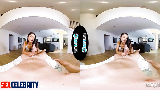 Katelyn Heling POV VR gives you a great handjob and blowjob, followed by missionary sex