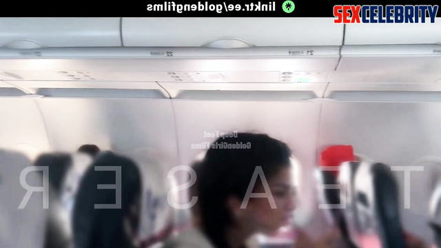 Real Fake Zendaya - Stranger's 2-Min Cumshot After Cock Flash on Plane