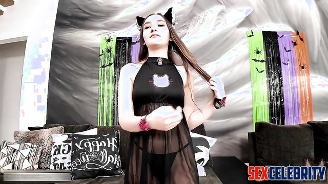 Halloween ai scenes with slutty & magic girl / Nancy (낸시 모모랜드)