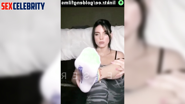 Face Swap Billie Eilish - Peeling Off my Socks… Then Worshipping my Own Feet