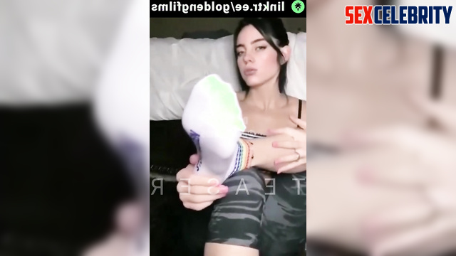 Face Swap Billie Eilish - Peeling Off my Socks… Then Worshipping my Own Feet