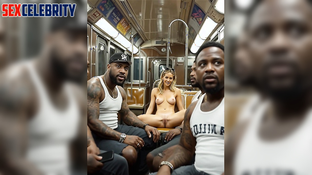 Jennifer Lawrence gets horny on subway (fakeapp)