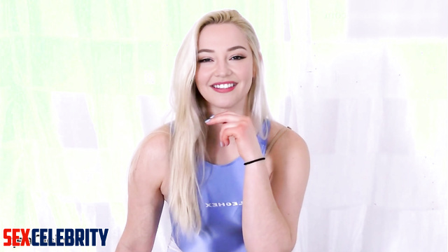Blonde wants to make you cum with dirty talk, Madelyn Cline solo fakeapp