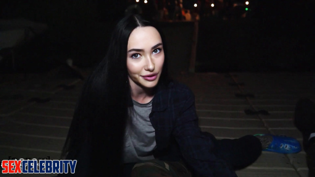 A.I. / Outdoor camping POV fuck with sexy brunette Madison Beer