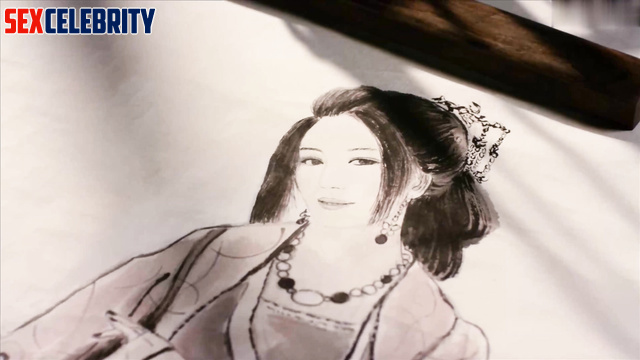 Stunning brunette Tong Liya (佟丽娅) helps the warriors to relax 人工智能