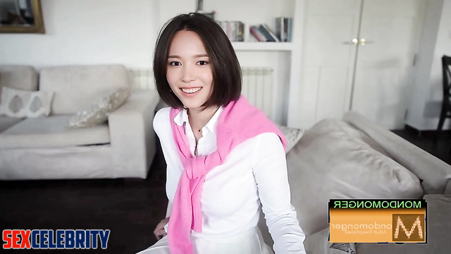 Real estate agent sucked her handsome client's dick, fake Mina (미나 트와이스)