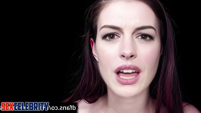 Babe really needs you big balls - Anne Hathaway solo sex scene