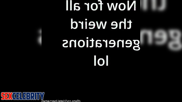 Alison Brie has her big boobs covered in cum - real fakes