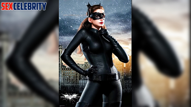 Catwoman with the most beautiful tits ever - Anne Hathaway fakeapp